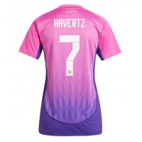 Tyskland Kai Havertz #7 Bortatröja Dam EM 2024 Kortärmad